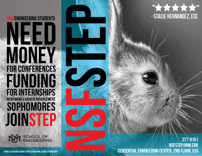 National Science Foundation STEP advertisement